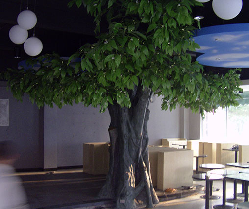 江西園林景觀設計公司教您如何保養仿真榕樹！